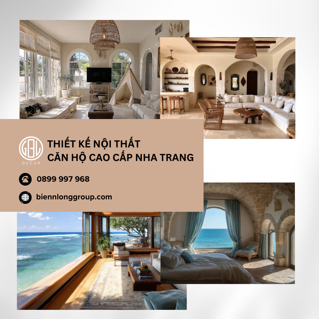 Thiết kế nội thất căn hộ cao cấp Nha Trang